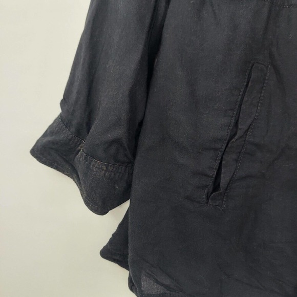 women's en creme black open front cardigan size small - Picture 3 of 11